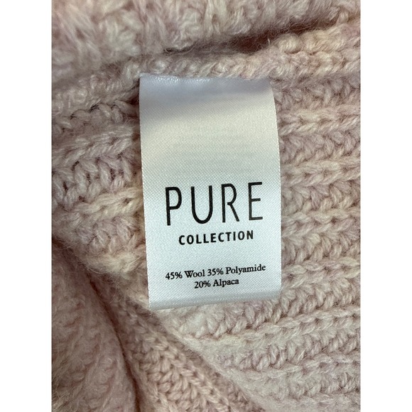 NWT Pure Collection Alpaca Blend Relaxed Tunic Sweater Soft Oyster Womens Size 6 - Picture 5 of 11